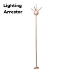 Lighting Arrester 3ft with 5 Spikes High Quality Pure Copper / Brass
