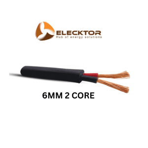 6MM 2 CORE FLEXIBLE CABLE ELECKTOR PREMIUM GUAGE (PER FT)