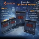 Digital Volt And Ampere Panel Meter Elecktor